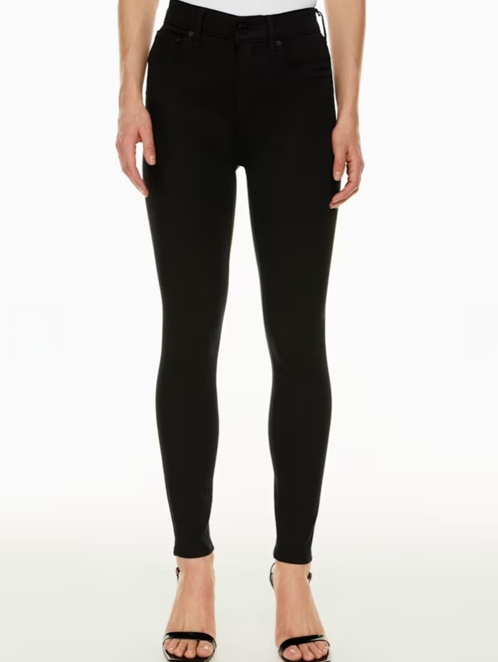 Aritzia - Denim Forum The Lola High Rise Skinny Size 27 Black